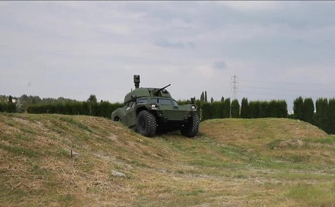 Türkiye'nin elektrikli zırhlısı ilk kez araziye çıktı