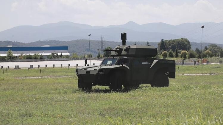 Türkiye'nin elektrikli zırhlısı ilk kez araziye çıktı