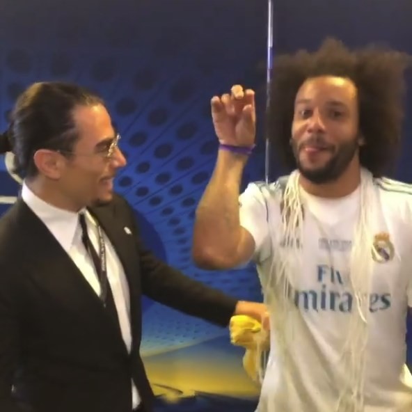Nusret'ten Real Madrid'li futbolculara destek