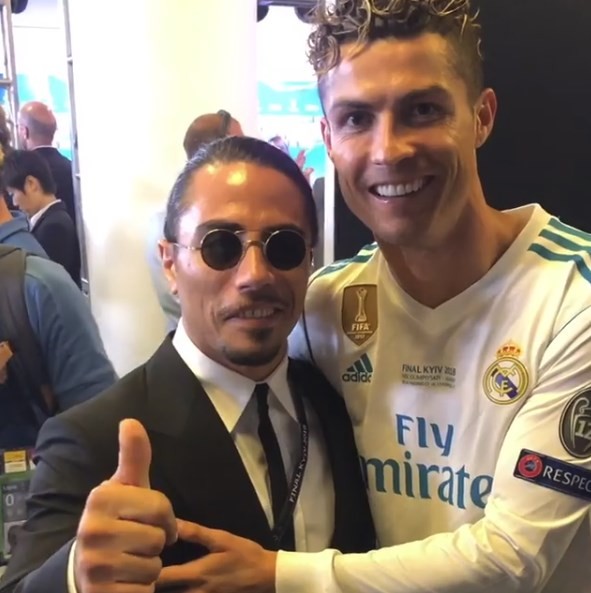 Nusret'ten Real Madrid'li futbolculara destek