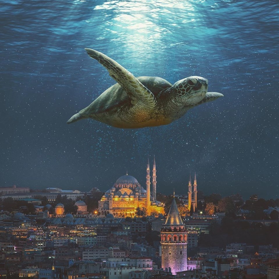 Hayrete düşürecek İstanbul'dan fantastik manzaralar