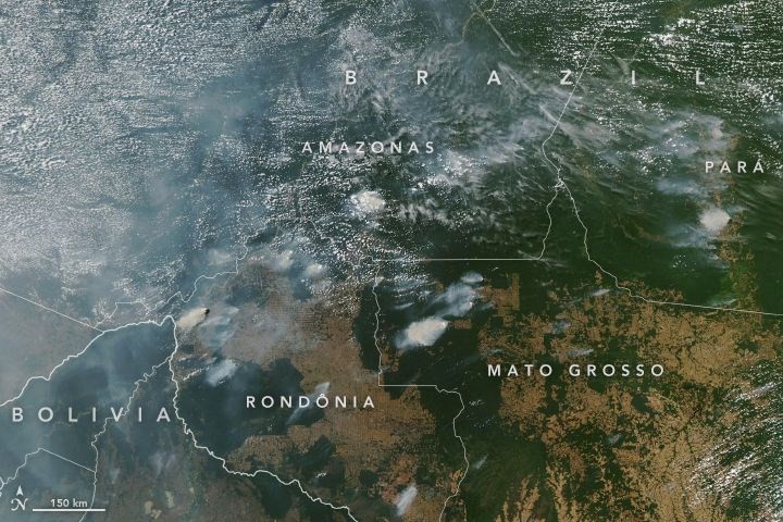 NASA verileri o yangının rekor düzeye ulaştığını gösteriyor
