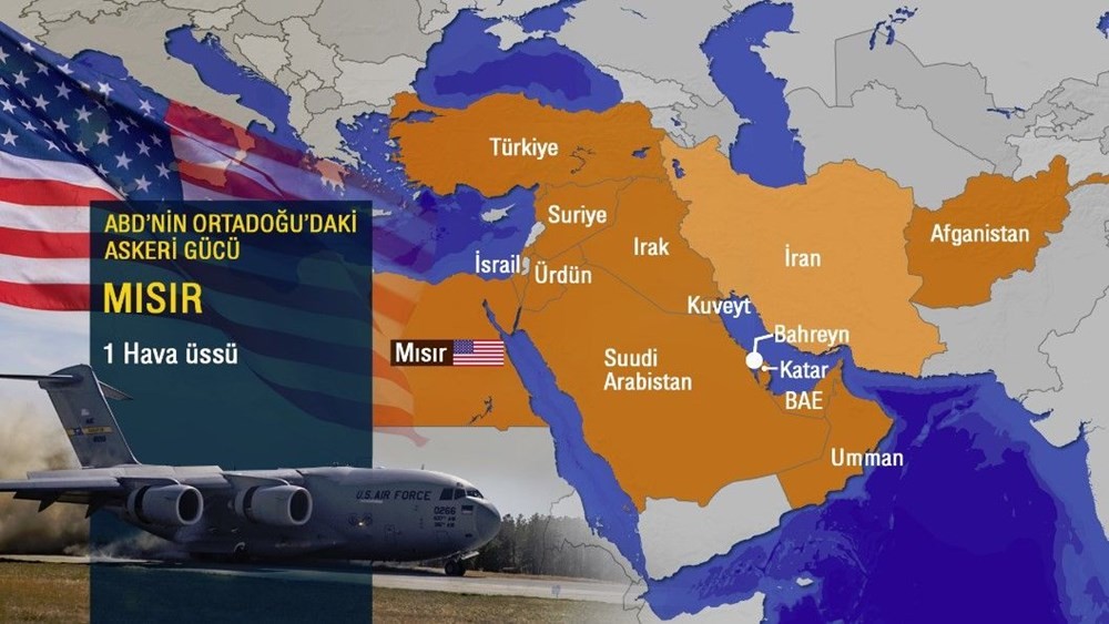 ABD'nin Ortadoğu'da nerelerde kaç askeri var?