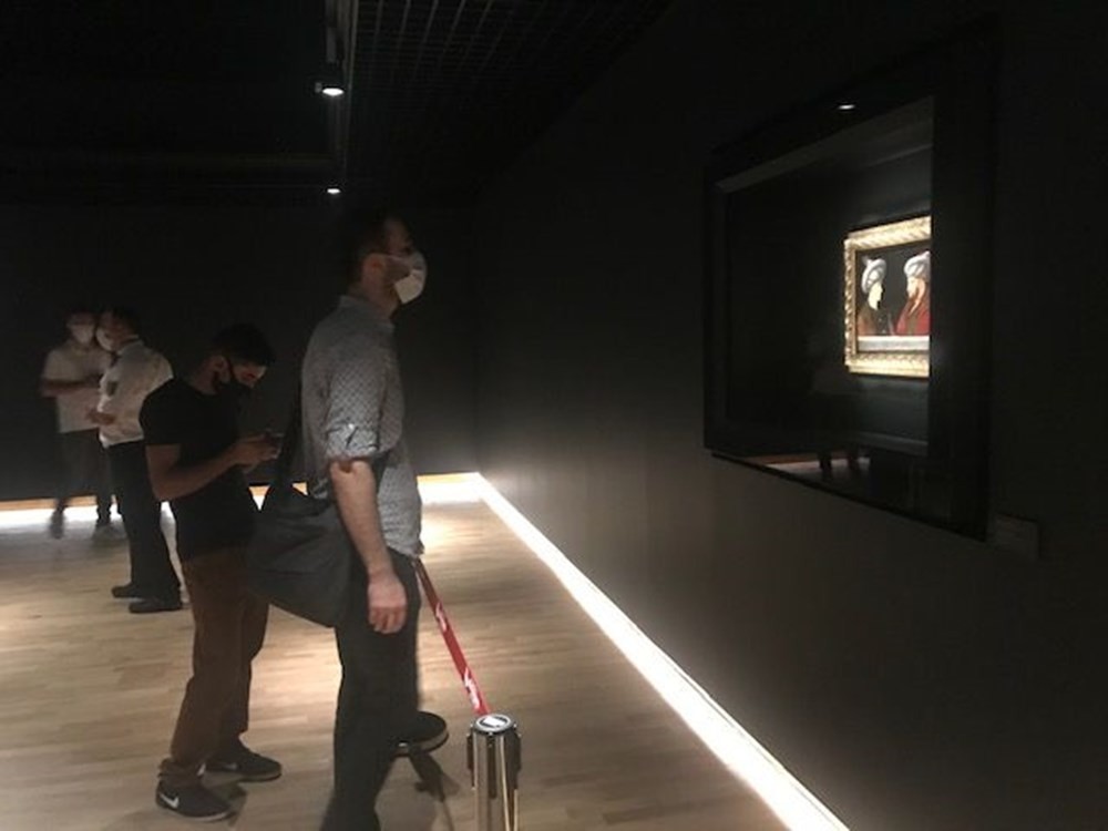 Fatih Sultan Mehmet'in tablosu ziyarete açıldı