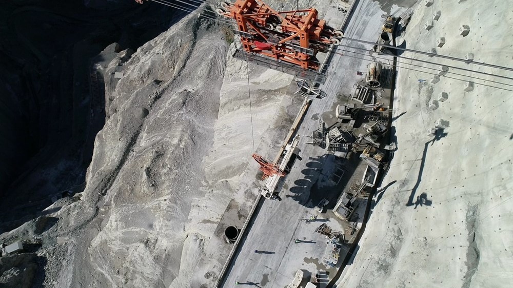 Yusufeli Barajı'nın tamamlanmasına son 16 metre
