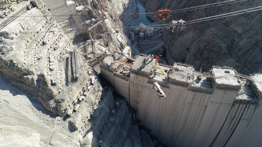 Yusufeli Barajı'nın tamamlanmasına son 16 metre