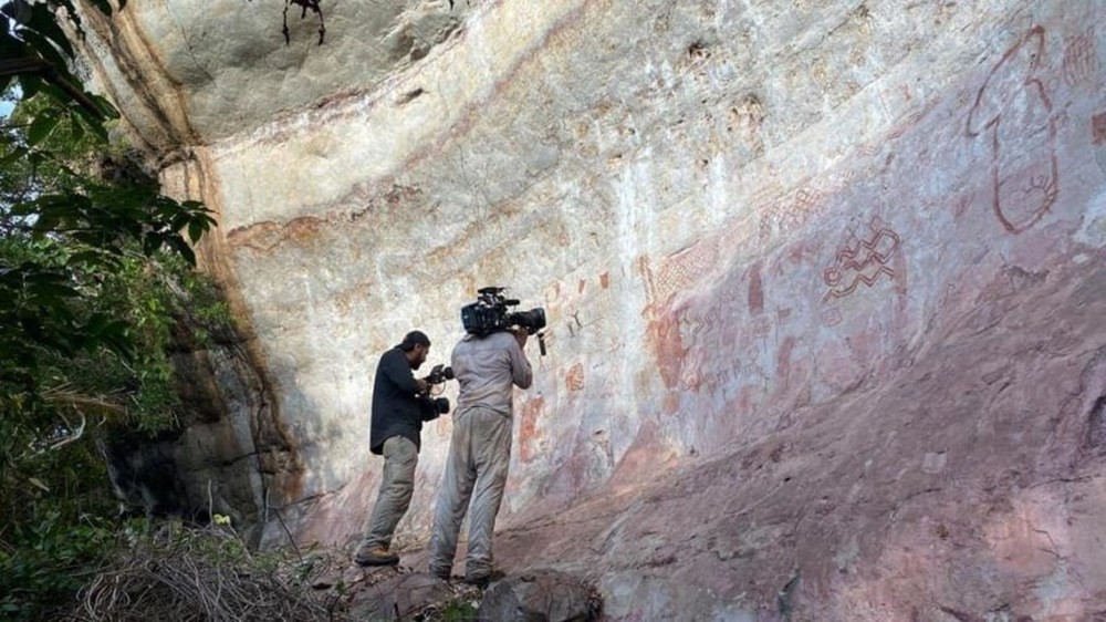 Amazon’da 12 bin 500 yıllık kaya resimleri bulundu
