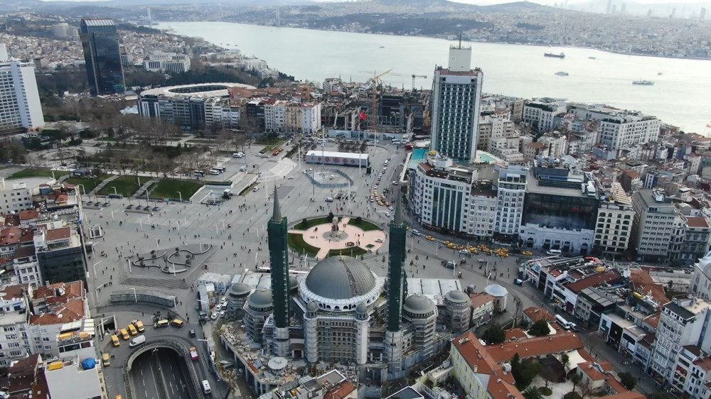 İstanbul Taksim Camii inşaatında sona yaklaşıldı