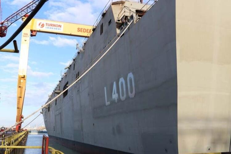 Türkiye'nin ilk uçak gemisi TGC Anadolu gün sayıyor
