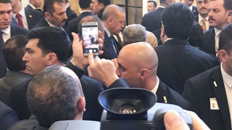 Erdoğan için termal kameralı korona virüs önlemi!