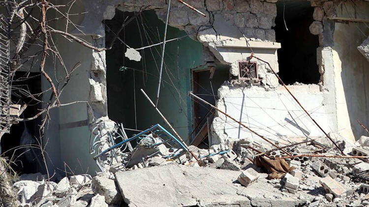 İdlib'de bombalanan Sermin kasabası ilk kez görüntülendi!