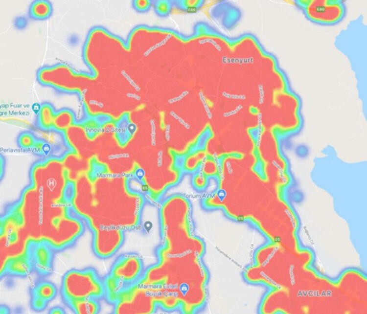Korona virüs haritası İstanbul! En riskli ilçeler açıklandı
