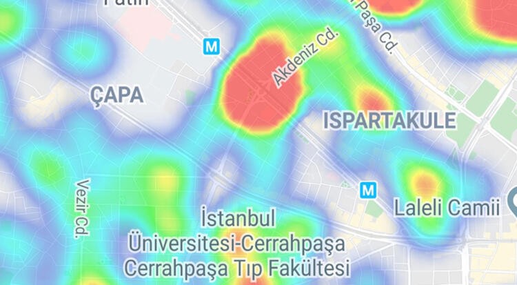 İşte İstanbul'daki yeni korona virüs yoğunluğu 