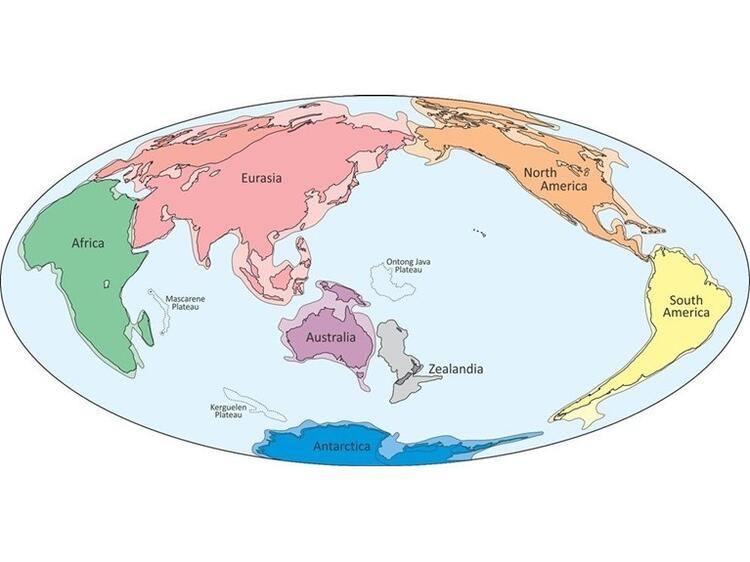 Sekizinci kıtanın detaylı haritası oluşturuldu!