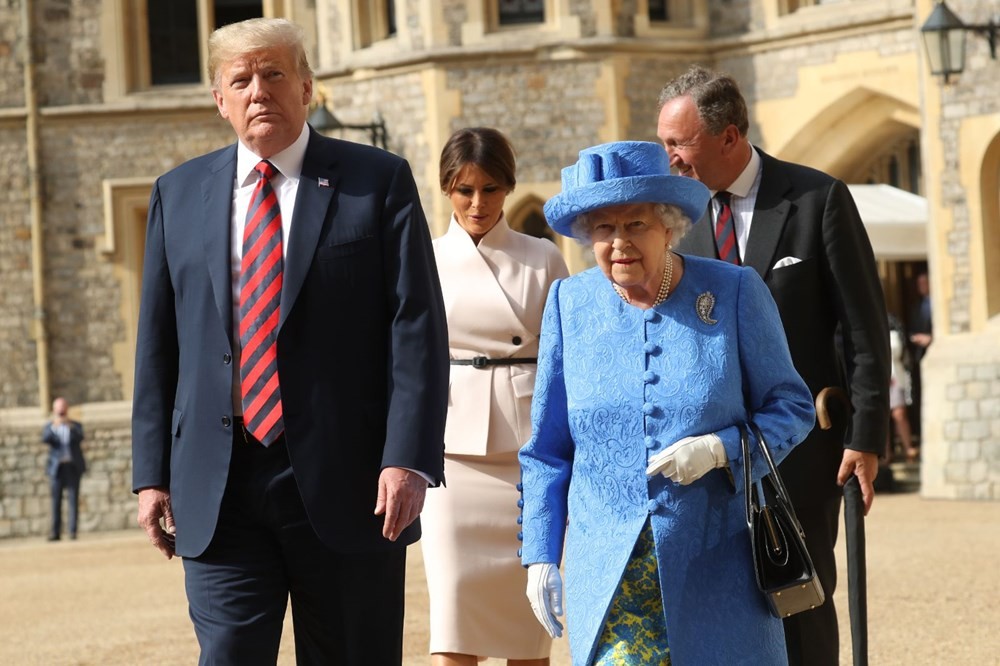 ABD Başkanı Donald Trump, İngiltere Kraliçesi 2. Elizabeth'in 94. yaş gününü kutladı