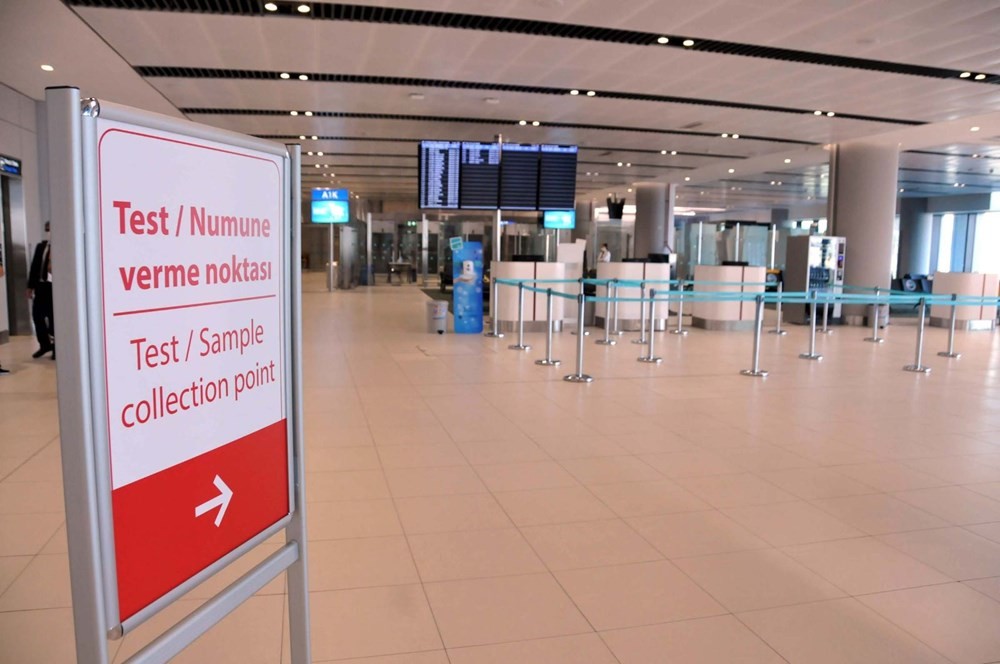 İstanbul Havalimanı'na  korona virüs test merkezi kuruldu