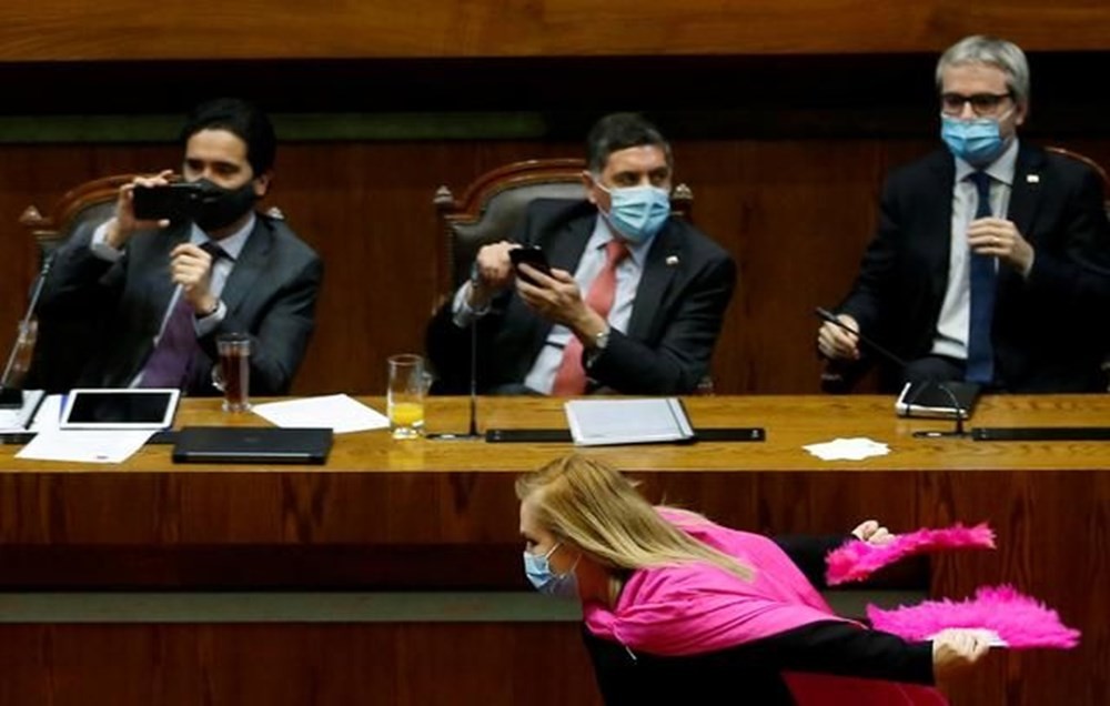 Şili'de milletvekilinin sevinci sosyal medyada gündem oldu