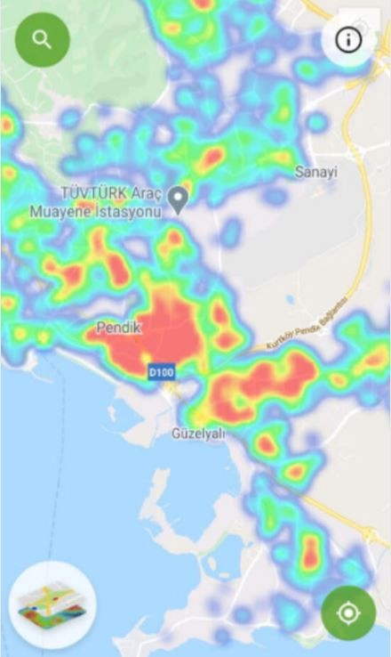 İstanbul'un ilçe ilçe korona virüs haritası