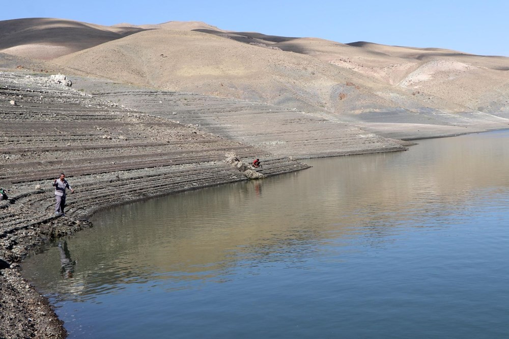 Sarımehmet Barajı'nda endişelendiren görüntü! 10 metreye kadar düştü