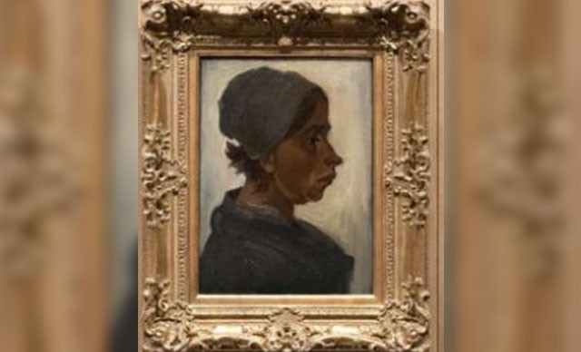 Van Gogh'un 'Kadın Başı' tablosu 1,6 milyon euro'ya satıldı