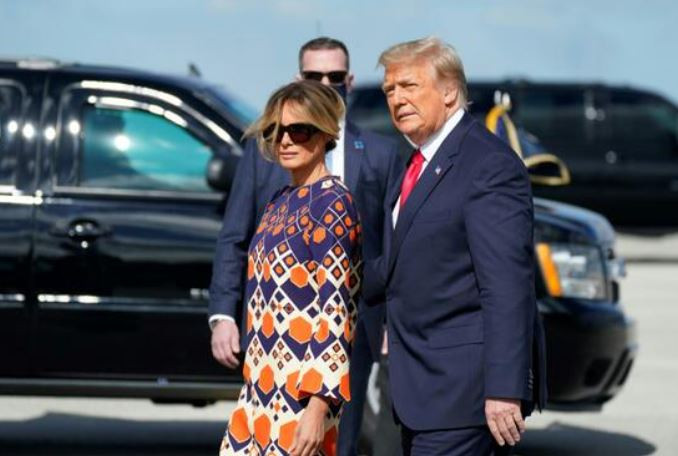 Melania Trump’ın turuncu elbisesi ABD medyasında gündem oldu