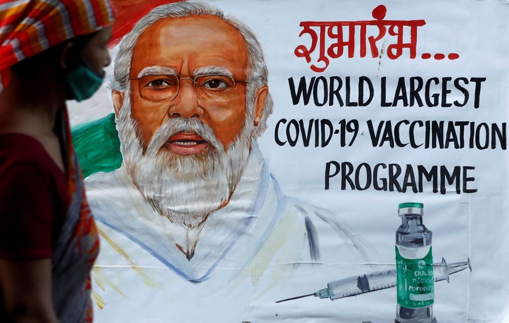 Hindistan’da ‘Dünyanın en büyük aşı kampanyası’ tereddütlü başladı
