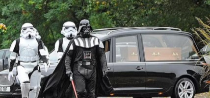 İngiltere’de Star Wars temalı cenaze töreni düzenlendi