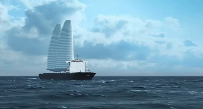Fransız lastik şirketinden karbon emisyonu adımı: Dev şişme yelken geliştirdi