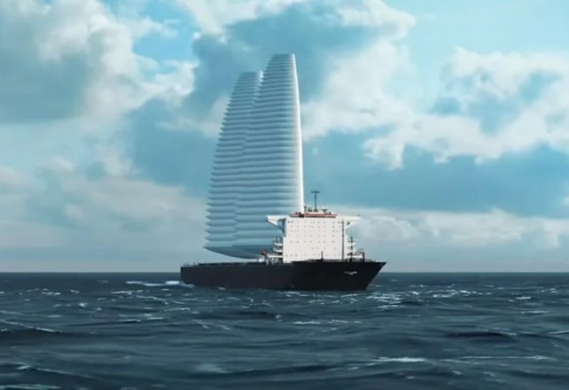 Fransız lastik şirketinden karbon emisyonu adımı: Dev şişme yelken geliştirdi