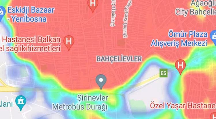 Endişelendiren görüntü: İstanbul'da ilçe ilçe son durum...