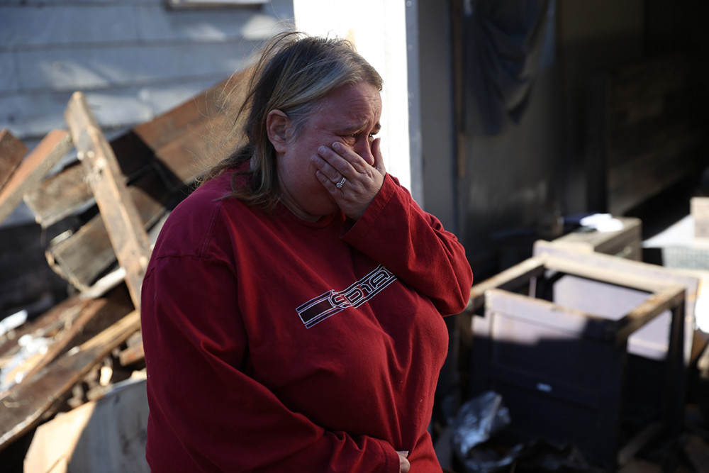 Kentucky halkı hortum felaketi sonrası yara sarıyor