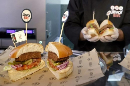 3 boyutlu yazıcıdan çıkan biftek ve hamburgerler artık restoran mönüsünde