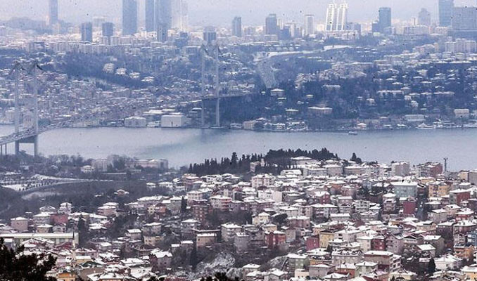 Kar, İstanbul'u esir alacak