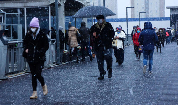 Kar, İstanbul'u esir alacak