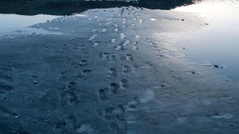 Salda Gölü'nde kuraklık izleri