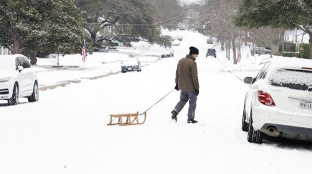 Teksas'ta soğuk havalar hayatı felç etti