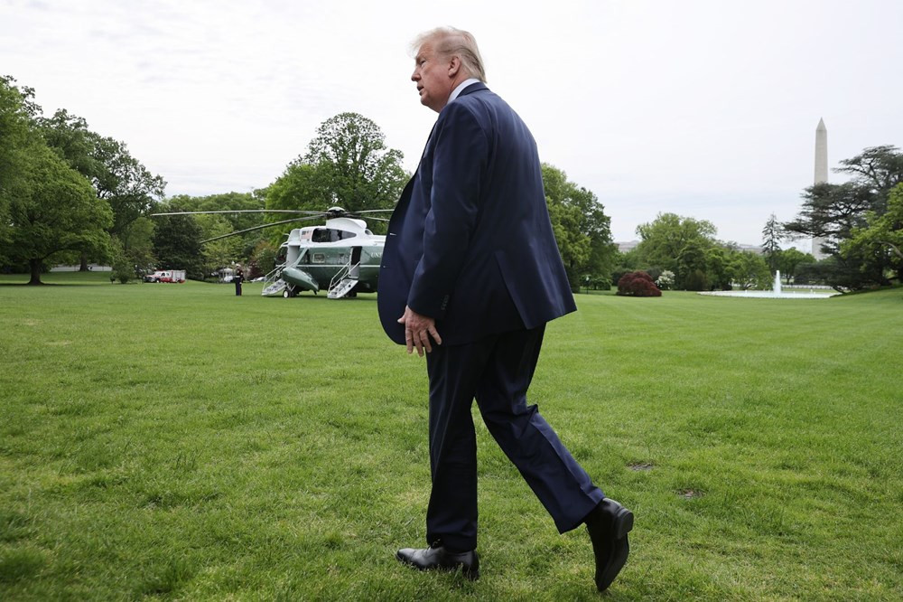  Trump’ın helikopter pisti yıkılıyor