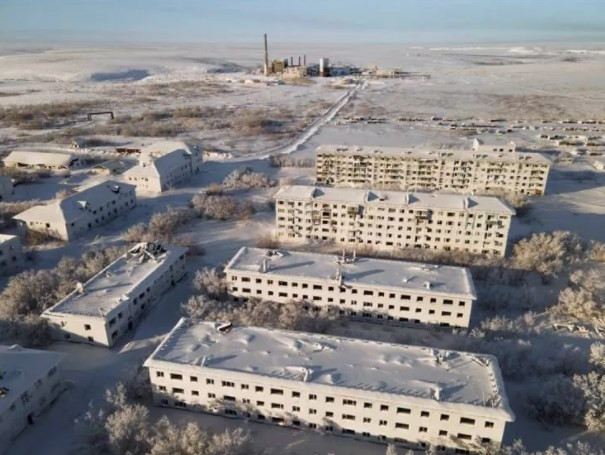 Buz ve karlarla kaplı hayalet şehir; Vorkuta