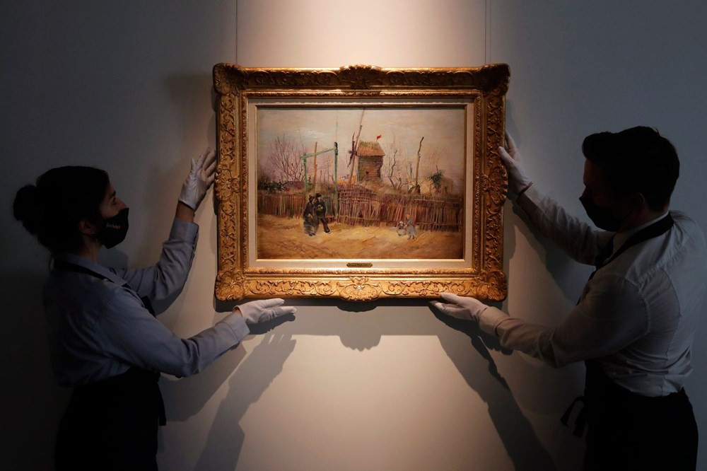 Van Gogh’un Montmartre'deki Sokak Manzarası 13 milyon 91 bin euroya satıldı