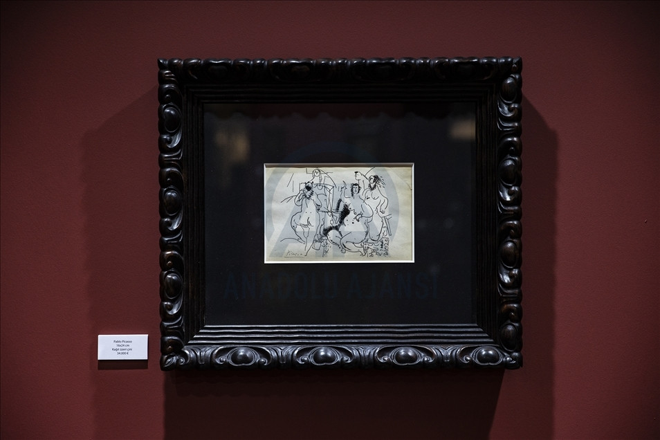 Picasso'nun eseri 34 bin euro'dan  satışa sunuldu