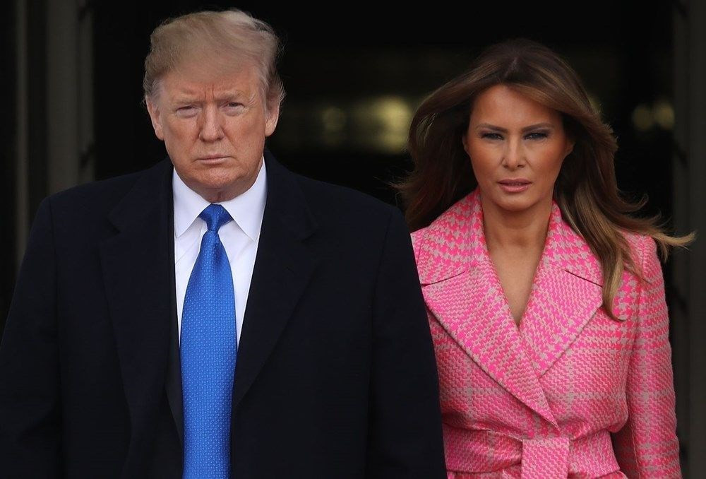 Melania Trump boşanma iddiaları sonrası sessizliğini bozdu