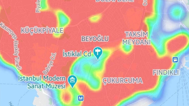 İstanbul'da ilçe ilçe son durum! Sokaklar kıpkırmızı
