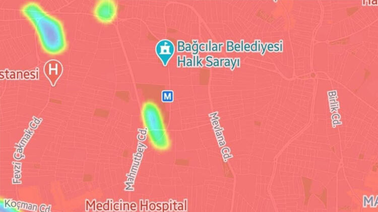 İstanbul'da ilçe ilçe son durum! Sokaklar kıpkırmızı