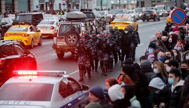 Rusya’da 'Navalny' protestoları: Çok sayıda gözaltı