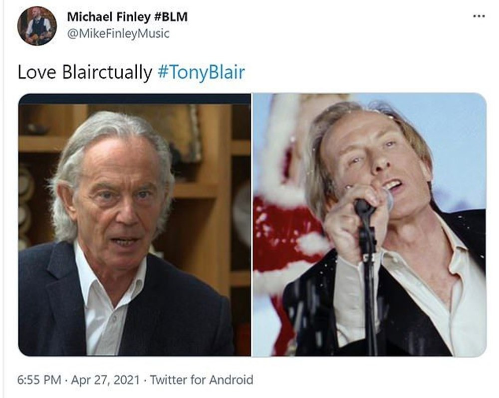 Tony Blair yeni imajıyla sosyal medyanın gündeminde
