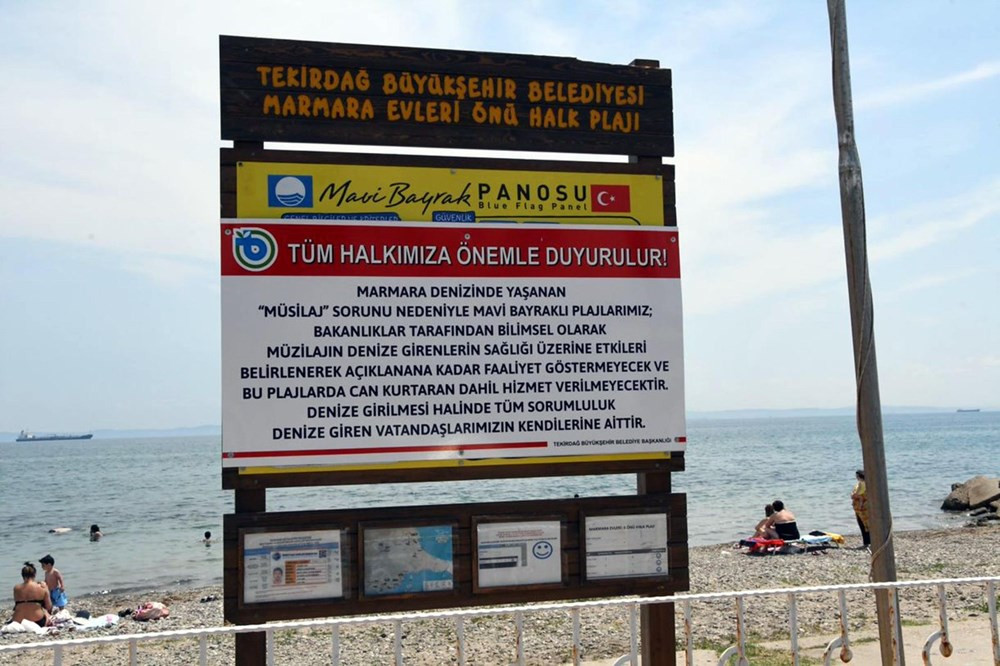 Darıca ve Şarköy'de denize girmeyin uyarısı