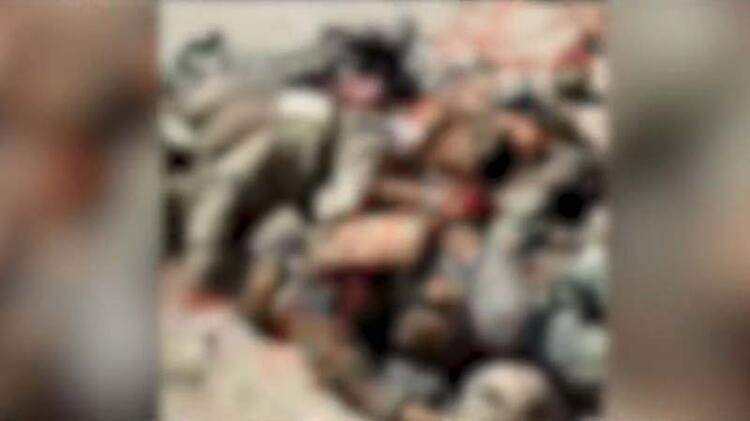 Dünyayı ayağa kaldıran 45 saniyelik video! 22 asker infaz edildi