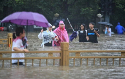 Çin’de 'bin yılın en şiddetli yağmuru'