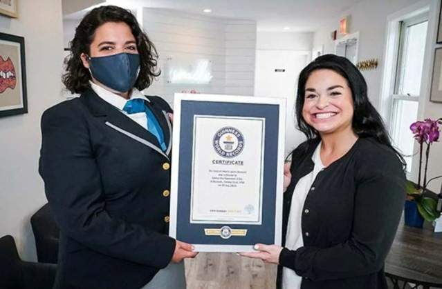 Guinness Rekorlar kitabına ‘Dünyanın en büyük ağızlı kadını’ olarak girdi