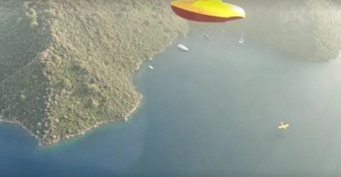 İspanyol ve Hırvat pilotlar Türkiye'de: Havadan ilk görüntüler